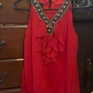 Amy Byer red dress top